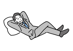 take it easyのイラスト